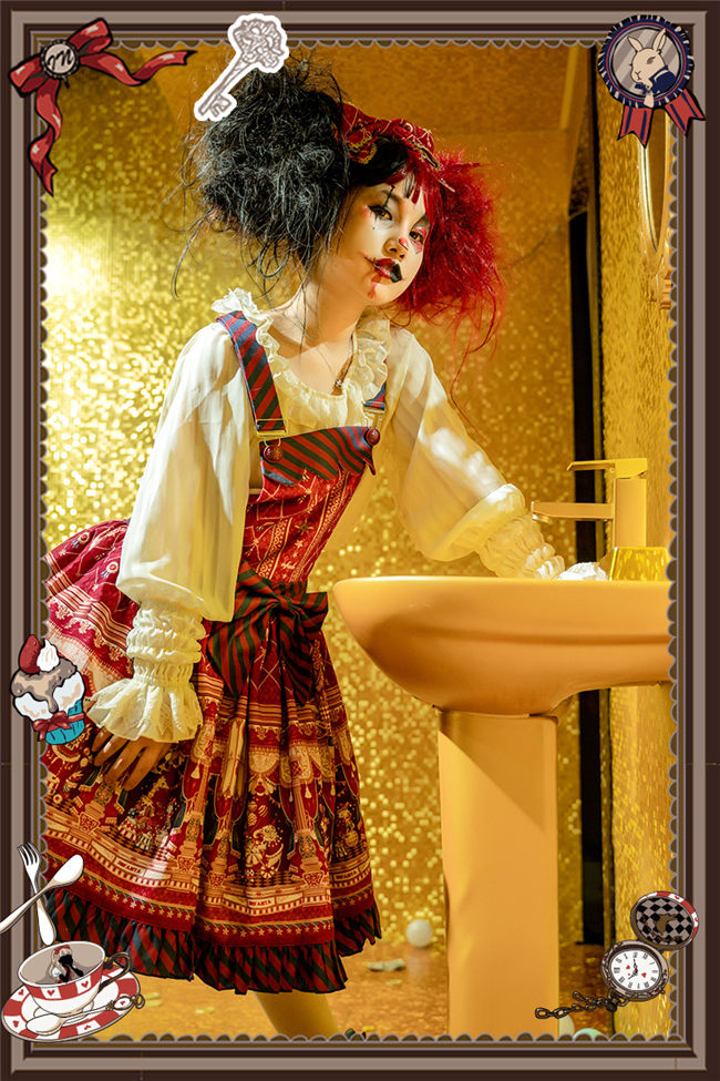 Infanta ~Animal Show Lolita Salopette- Ready Made