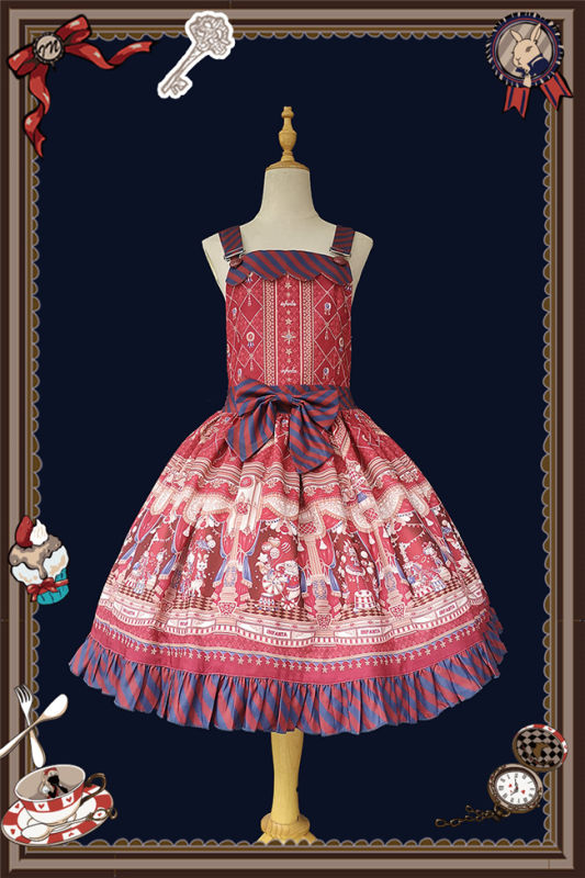 Infanta ~Animal Show Lolita Salopette- Ready Made