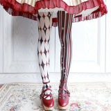 Ruby Rabbit ~Clown Halloween~ Lolita Tights