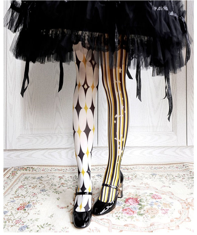 Ruby Rabbit ~Clown Halloween~ Lolita Tights
