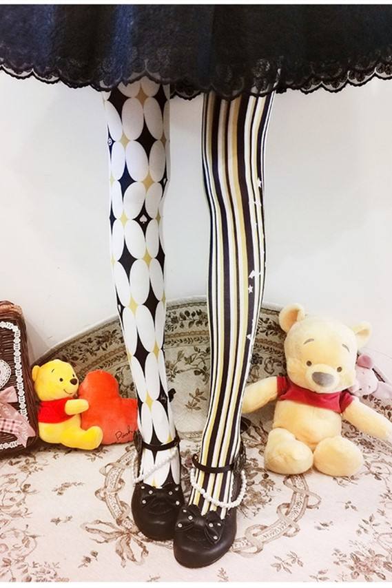 Ruby Rabbit ~Clown Halloween~ Lolita Tights