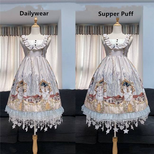 65cm Star Yarn Lolita Petticoat Length Adjustable
