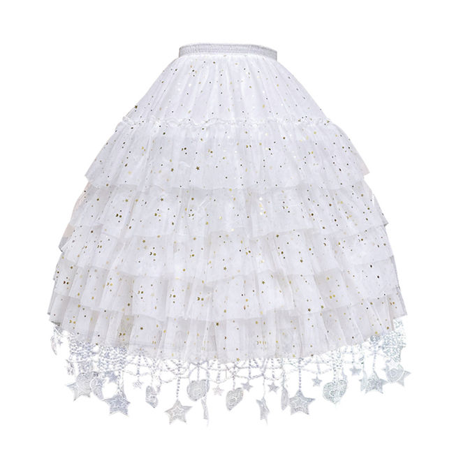 65cm Star Yarn Lolita Petticoat Length Adjustable