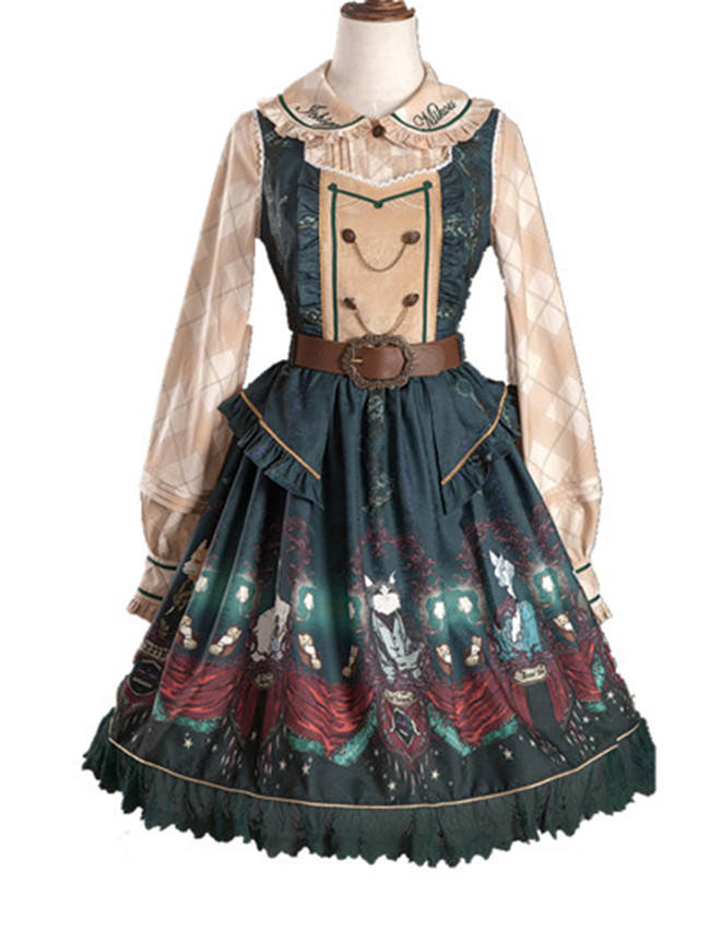 Ichigomikou ~Detective Family~ Coat/Blouse/Pants -In Stock