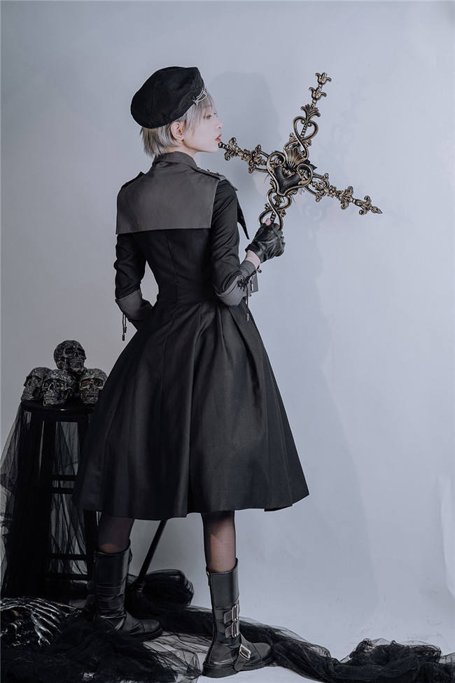 Foxtrot Lolita ~The Principle of Strengths Military Lolita OP -Ready Made