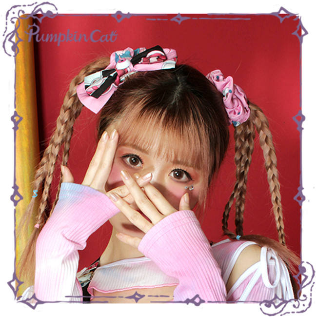 Pumpkin Cat ~Creepy Sugar Lolita Accessories-Ready Made