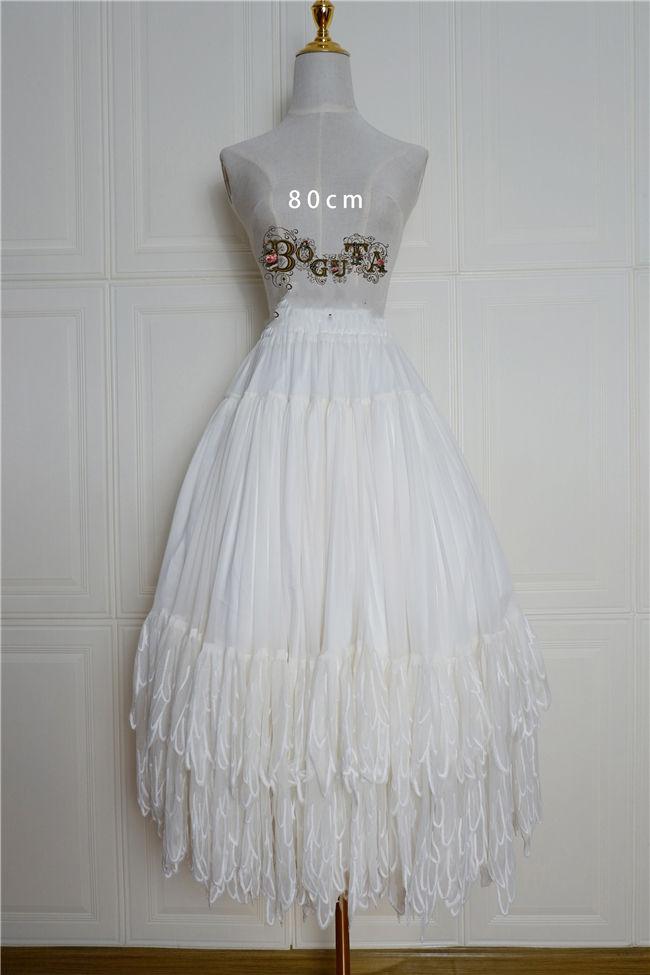 Boguta Lolita~ Fairy Feather Lolita Petticoat/Skirt- In Stock