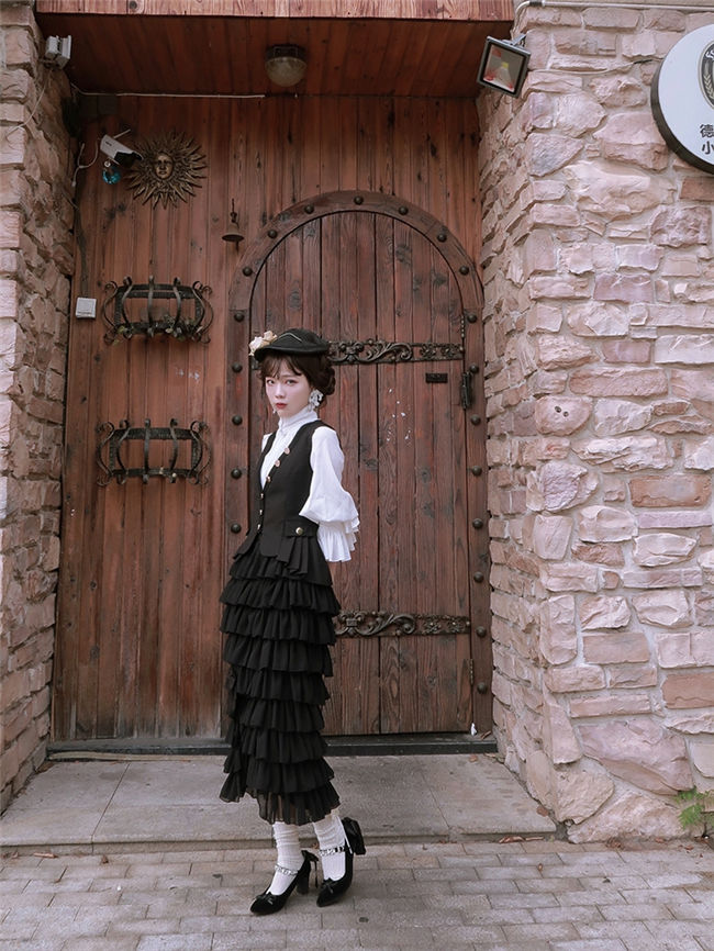Foxtrot Lolita~Scarlet Secret~  Lolita Vest+Skirt