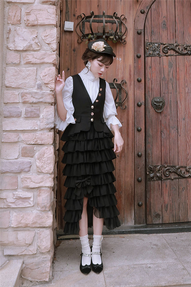 Foxtrot Lolita~Scarlet Secret~  Lolita Vest+Skirt