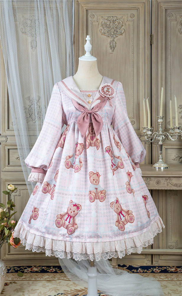 Alice Girl ~Navy Bear Lolita OP