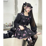 Diamond Honey ~Naval Collar College Style~ Lolita Top + Skirt Set