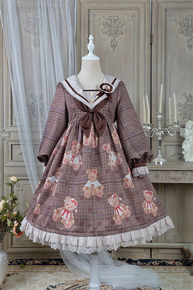 Alice Girl ~Navy Bear Lolita OP