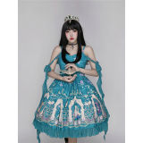 Diamond Honey ~Princess Aladdin~ Lolita JSK Blue Size M - In Stock