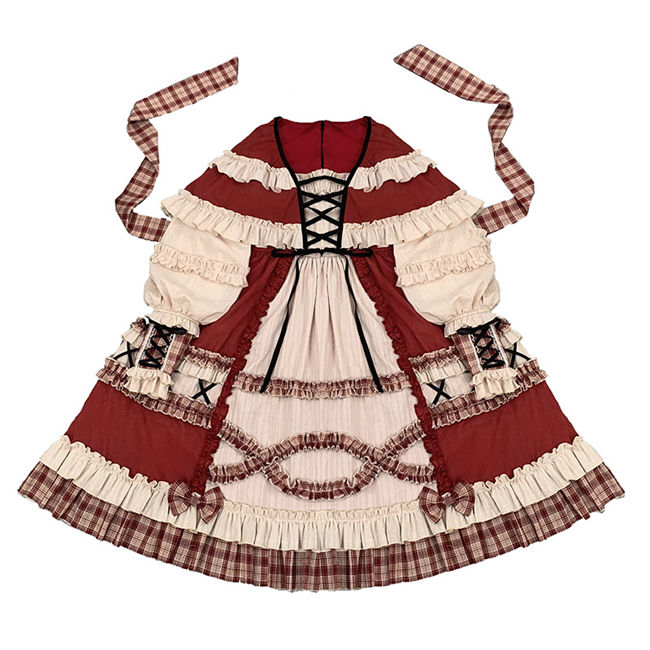 Annie Parcel ~Forest Little Red Riding Hood Lolita OP Size S - In Stock