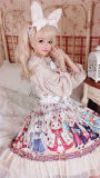 Annie Parcel ~Showa Bunny Lolita JSK Red Size S - In Stock