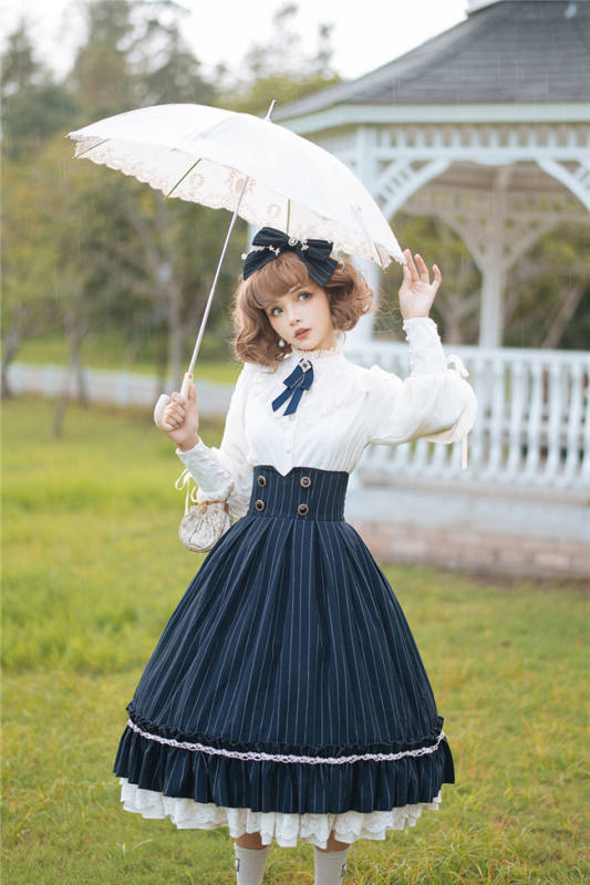 Rose Humanoid~ Vintage Lolita Blouse -Pre-order