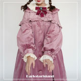 Dark Star Island~ Lolita Antique Velvet Long Coat- Pre-order