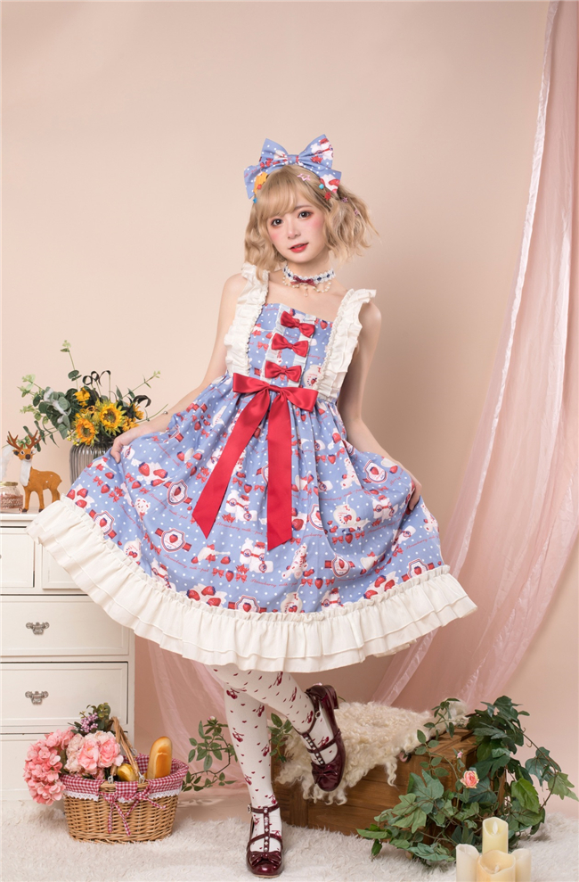 オンライン店 Angelic pretty strawberry doll JSK - ワンピース