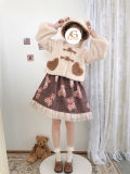 Alice Girl ~Jelly Bear Winter Lolita Coat -Ready Made
