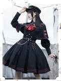 Ying Luo Fu~Execution Officer~ Lolita Top+ Skirt Set-Pre-order