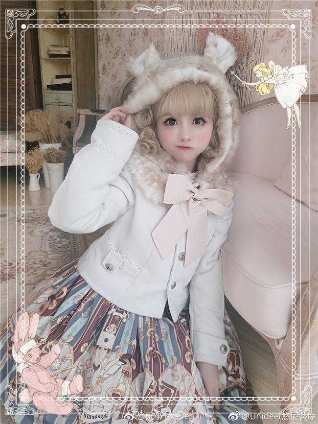Sweet Winter Down Lolita Short Coat -Ready Made