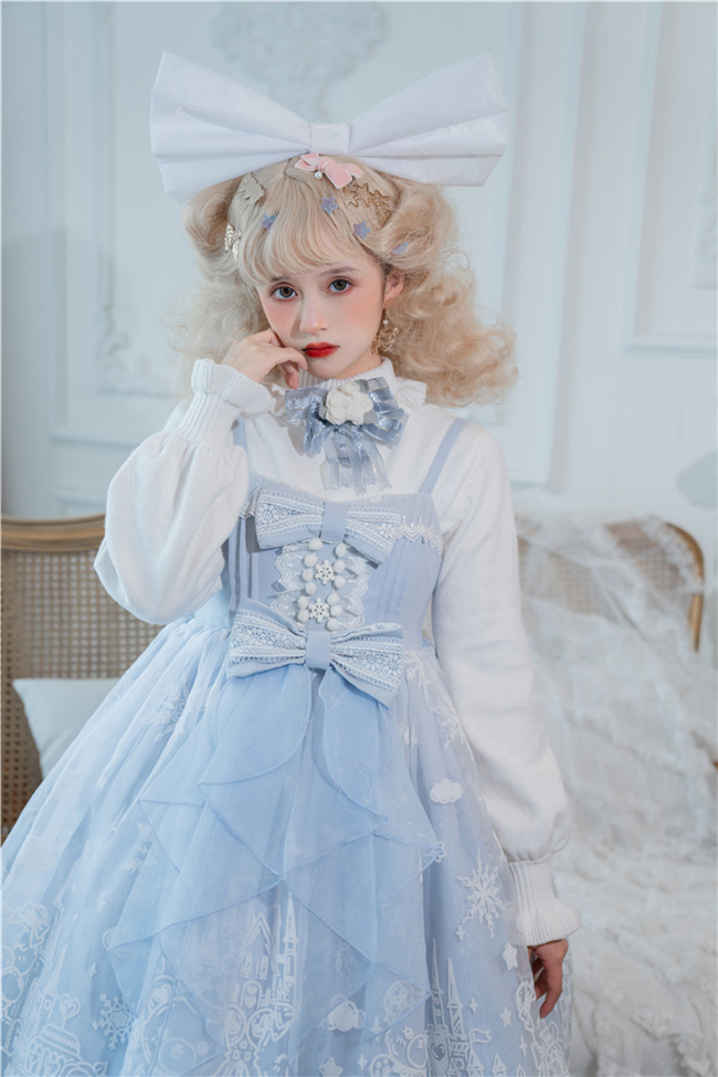 To Alice~ Doll Paradise~Bear Flocking Lolita JSK/JSK Set