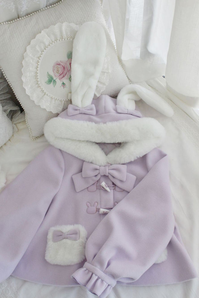 Alice girl Soft Candy Rabbit Sweet Lolita Short Coat