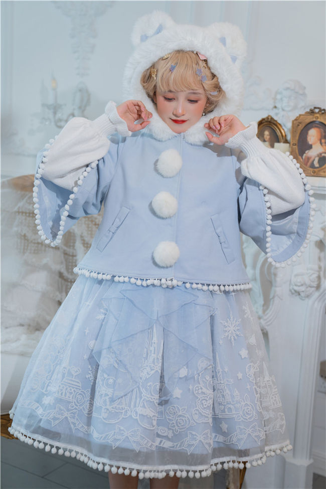 To Alice~ Doll Paradise~Bear Flocking Lolita JSK/JSK Set