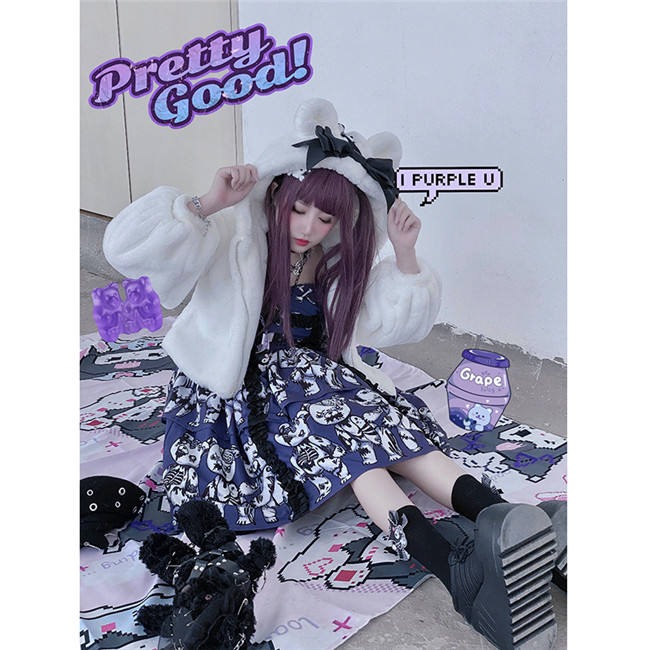 Diamond Honey ~Zombie Dying Bear~ Lolita Autumn and Winter Inner JSK