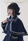 Travelers In the Milky Way Winter Lolita Coat with Detachable Cape -Pre-order