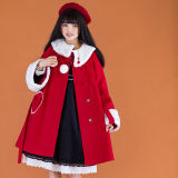 Withpuji Sweet Cotton-padded Lolita Long Coat -Pre-order