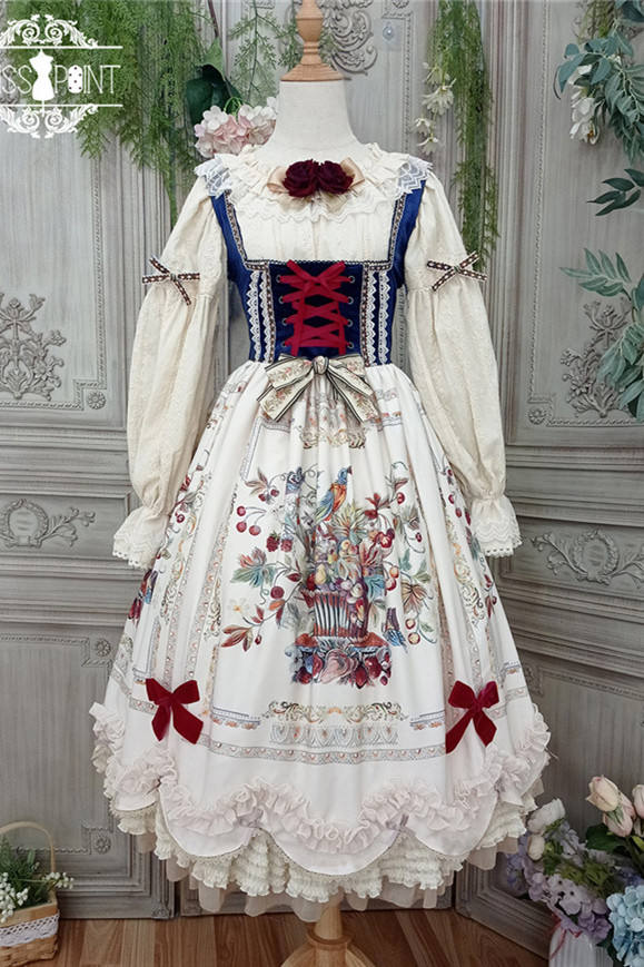 Miss Point ~The Song of Harvest Vintage Corset Lolita JSK