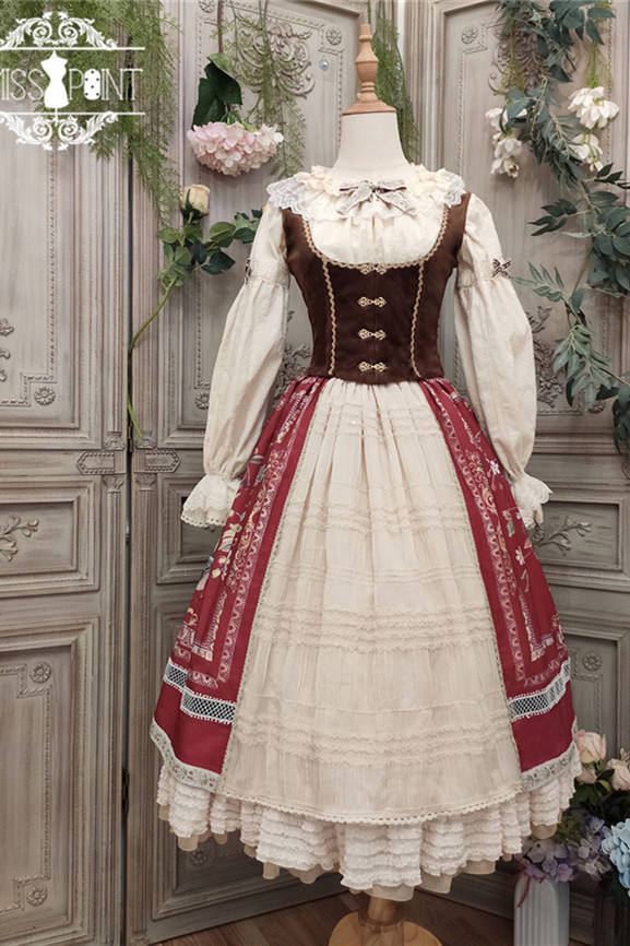 Miss Point ~The Song of Harvest Vintage Skirt -Pre-order