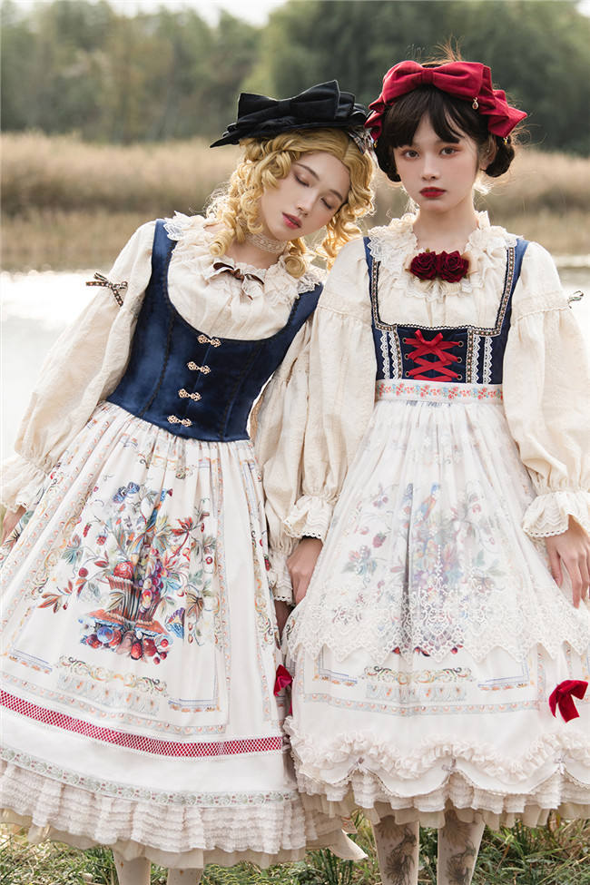 Miss Point ~The Song of Harvest Vintage Corset Lolita JSK