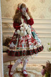 Christmas Snowman House Babydoll Style Lolita OP