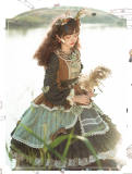 Siyuexiuman Vintage Long Sleeves Lolita OP