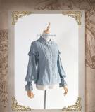 The Splendor of Gold&Siliver Tree Vintage Embroidery Lolita Blouse