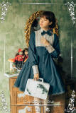 Ichigomikou Vintage Elegant Lolita Long Coat/OP -Pre-order