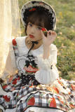 Alice Girl ~Plaid Strawberry Lolita Saloppette -Pre-order