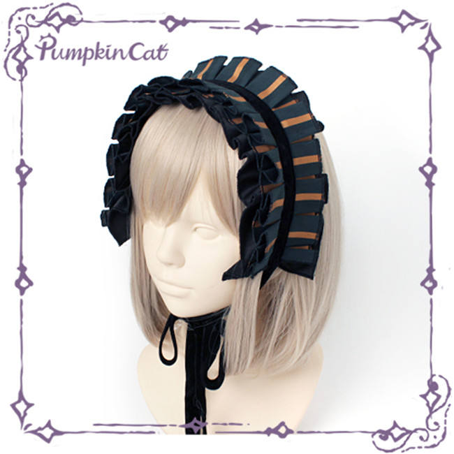 Pumpkin Cat Lolita ~Graceful Charlotte~ Lolita OP Fullset -Ready made