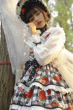Alice Girl ~Plaid Strawberry Lolita Saloppette -Pre-order