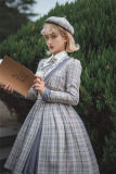 Fantastic Wind ~Grid Picture Book~ Lolita JSK/ Coat/Blouse-Pre-order