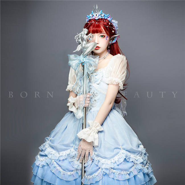 The Little Mermaid Elegant Lolita OP - Ready Made