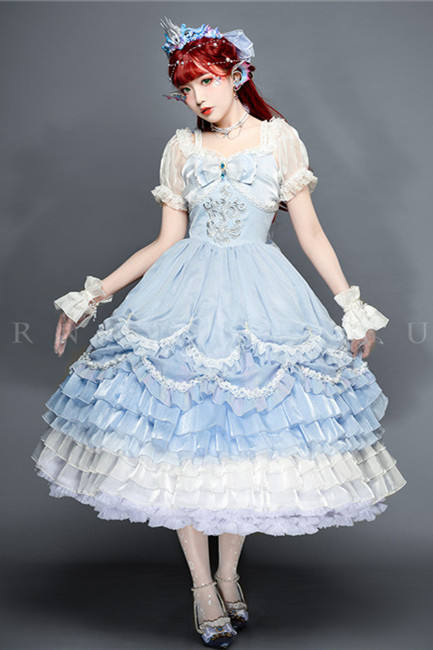 The Little Mermaid Elegant Lolita OP - Ready Made