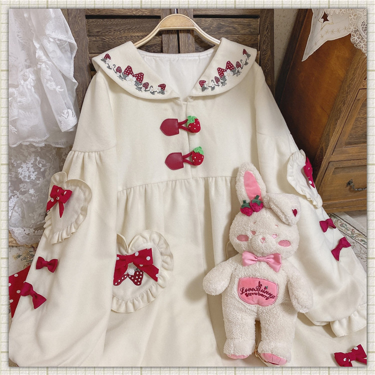 To Alice~ Strawberry Bear Coat