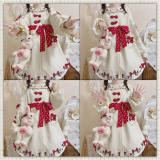 To Alice~ Strawberry Bear Coat Pink Size 1 - In Stock