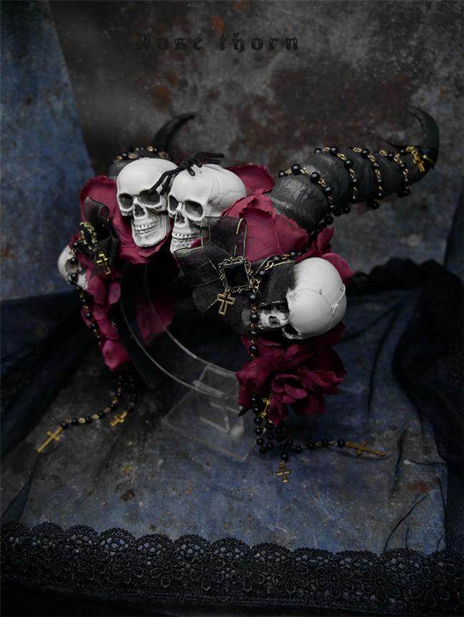 Hades God~ Headbow Lolita Accessories