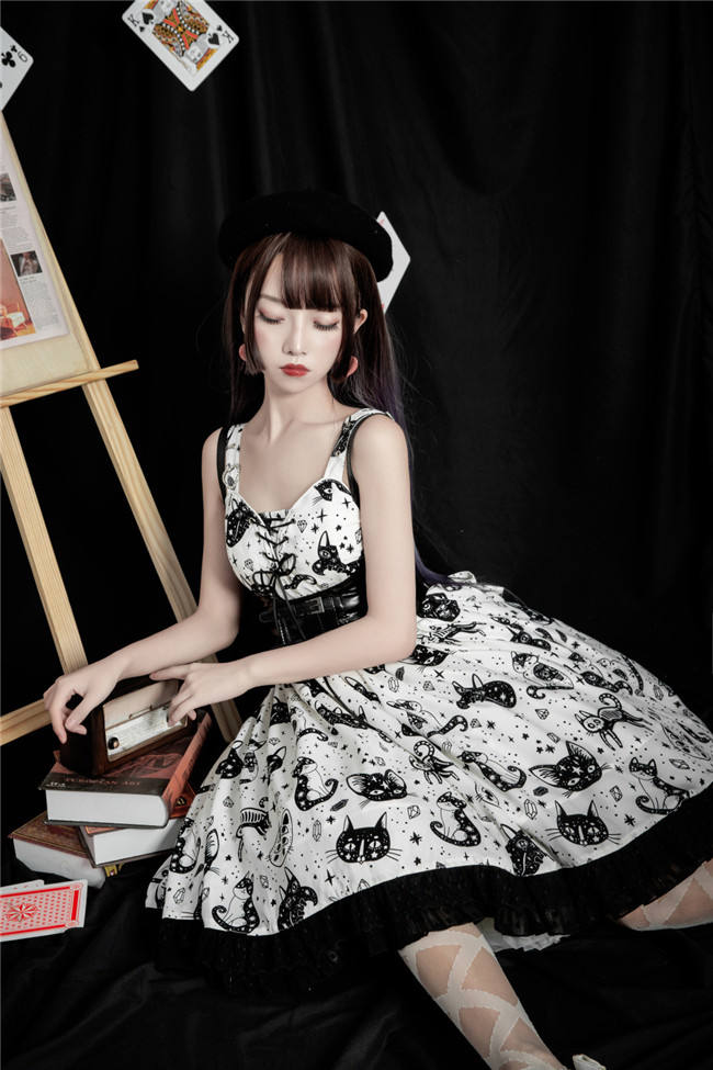 Annie Parcel ~Diamond Star Meow~ Lolita JSK