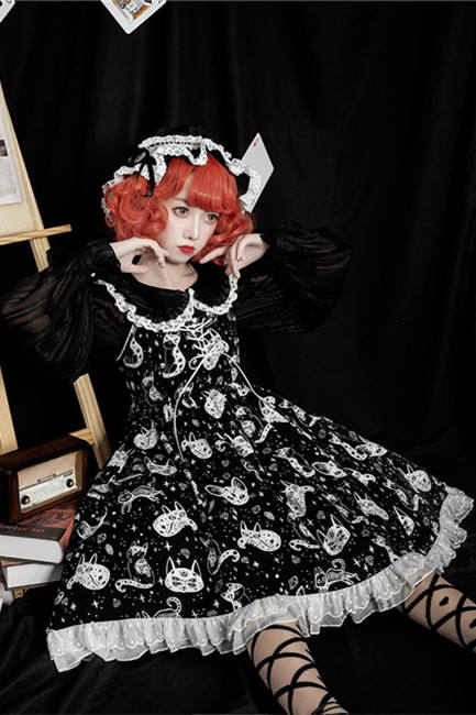 Annie Parcel ~Diamond Star Meow~ Lolita JSK