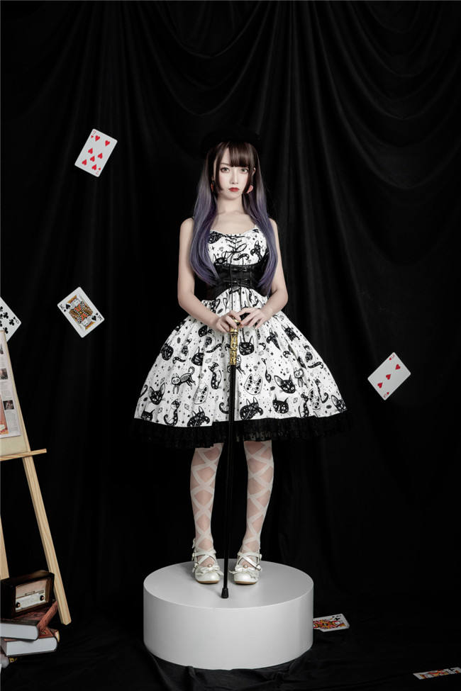 Annie Parcel ~Diamond Star Meow~ Lolita JSK